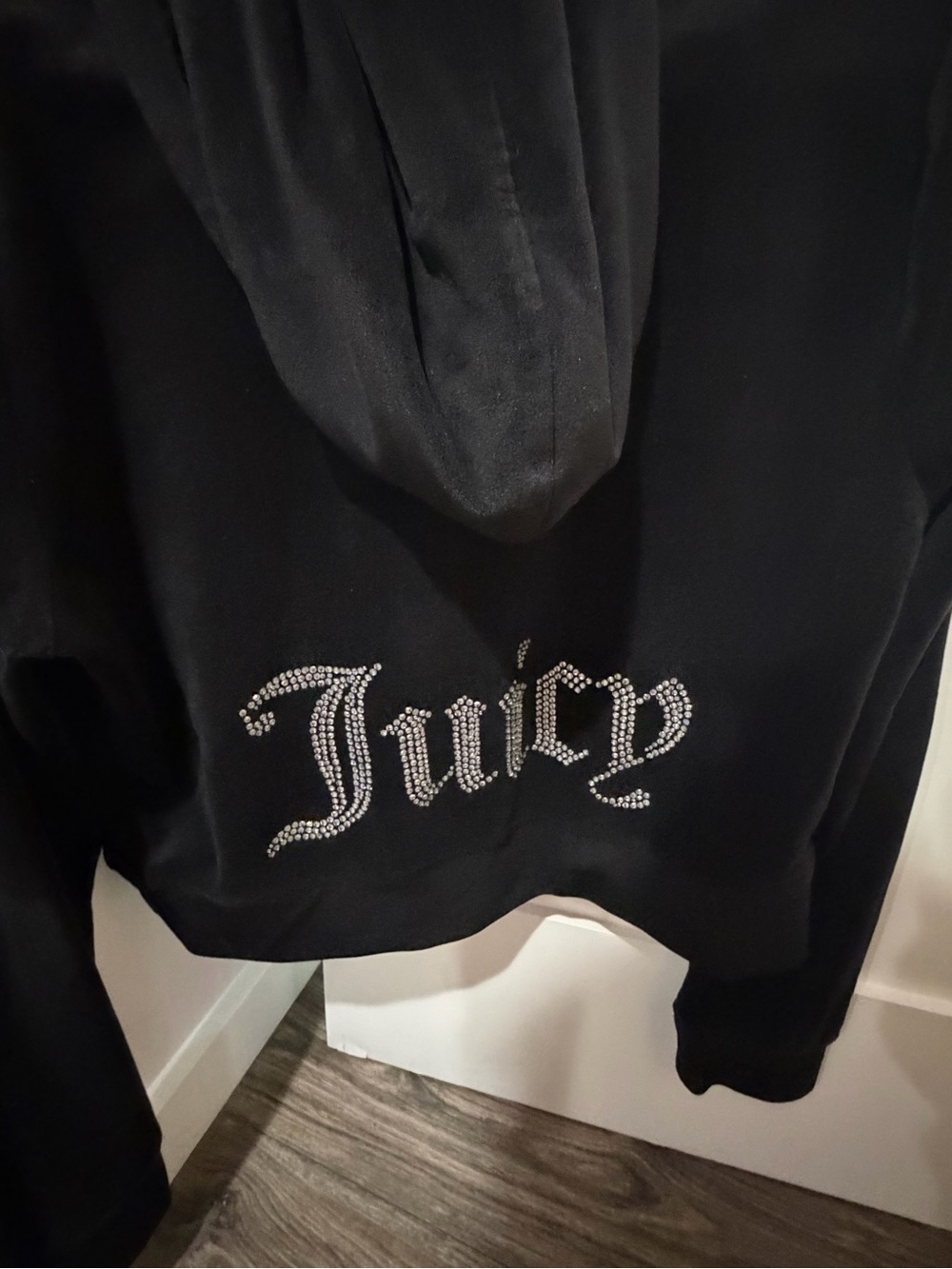 Juicy Couture Black Velour Jacket - Picture 4 of 7